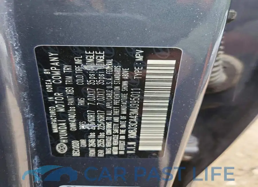 KM8J3CA43MU395011# 14
