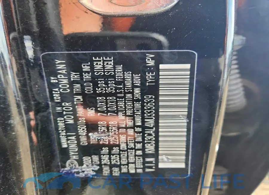 KM8J3CAL4MU333639# 13