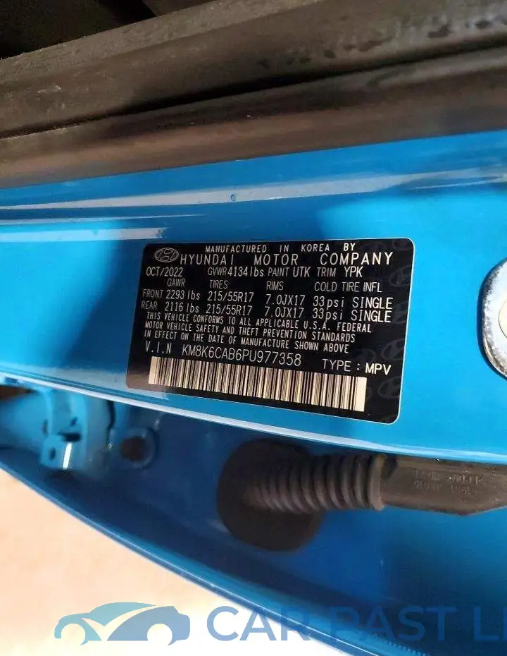 KM8K6CAB6PU977358# 14