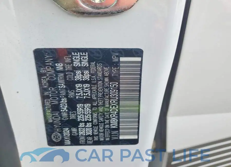 KM8KR4DEXRU309150# 13