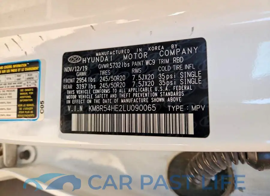 KM8R54HE2LU090065# 13