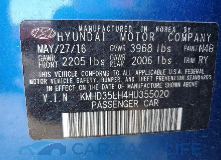 KMHD35LH4HU355020# 14