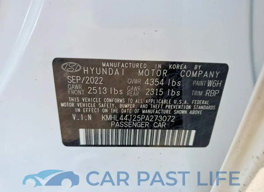 KMHL44J25PA273072# 12