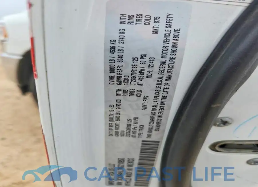 3C6UR4HL7RG210950# 12