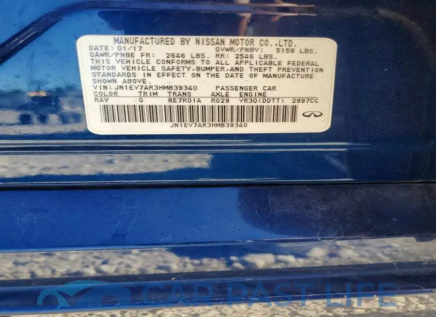 JN1EV7AR3HM839340# 12