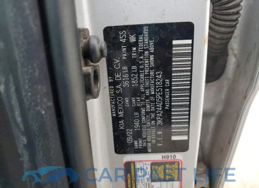 3KPA24AD5PE518243# 12