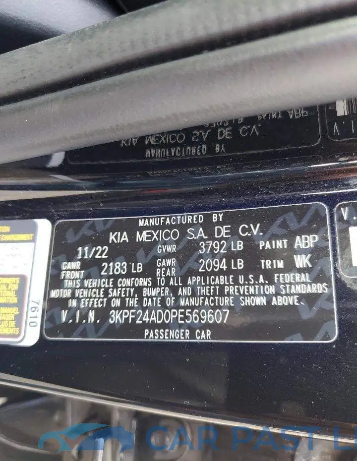 3KPF24AD0PE569607# 12