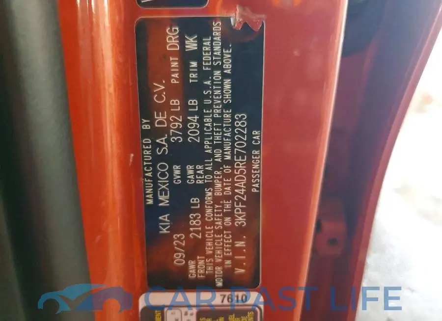 3KPF24AD5RE702283# 12