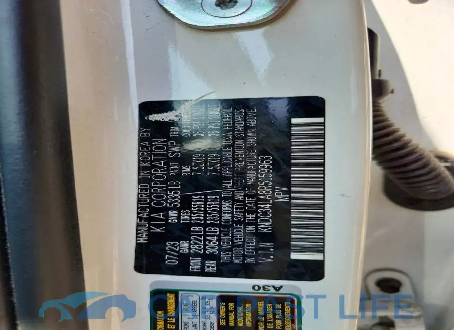 KNDC34LA8R5159963# 13