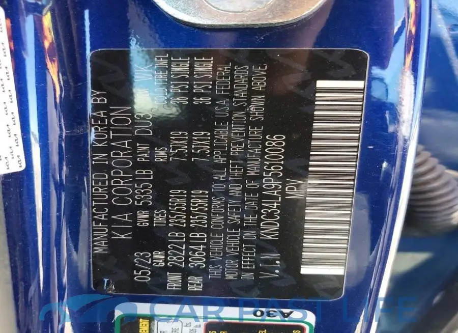 KNDC34LA9P5610086# 13