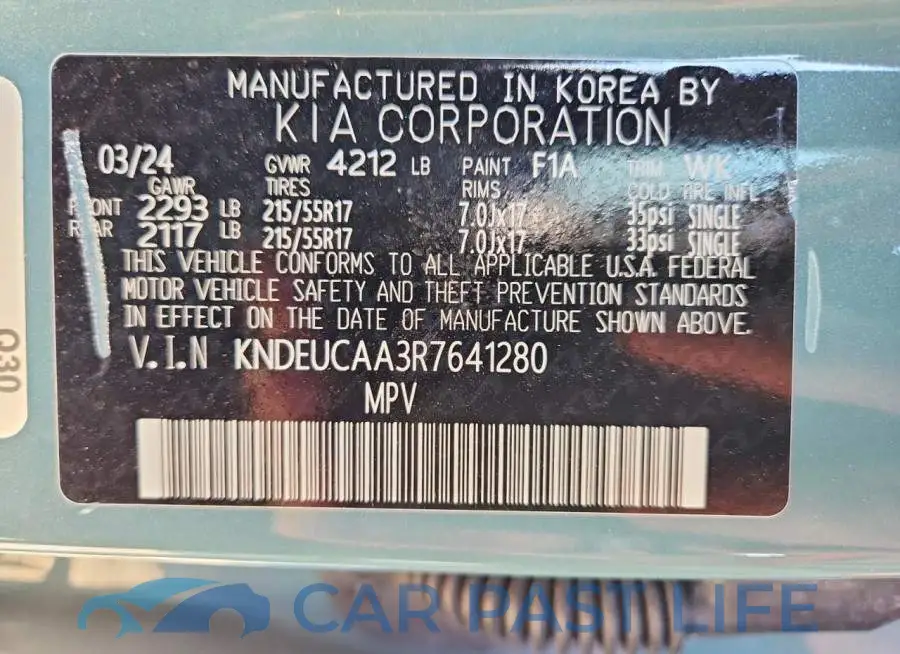 KNDEUCAA3R7641280# 14