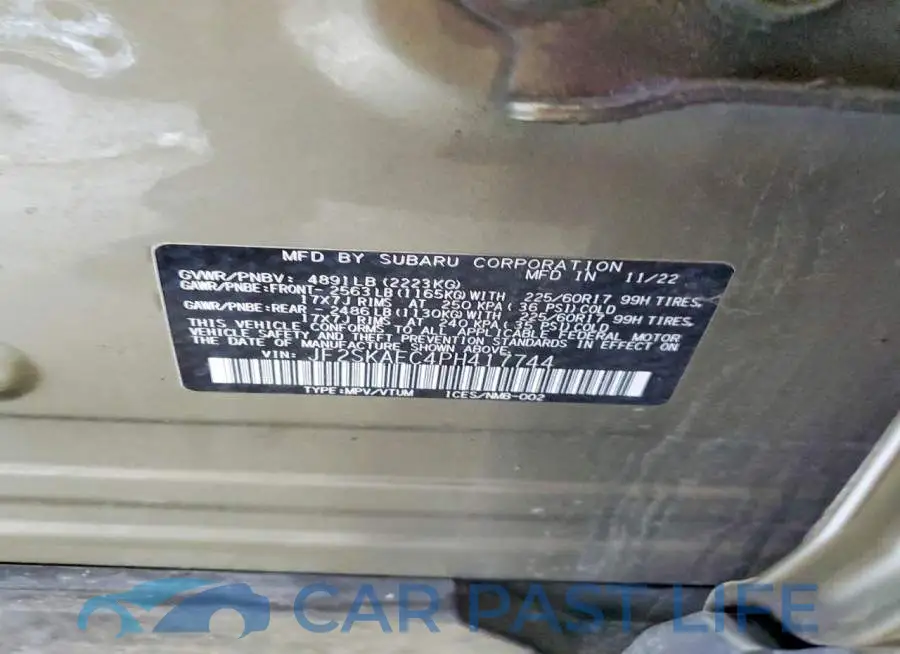 JF2SKAEC4PH417744# 13