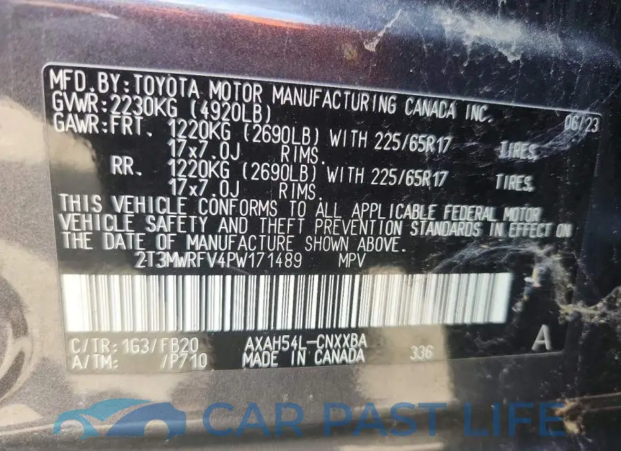 2T3MWRFV4PW171489# 12