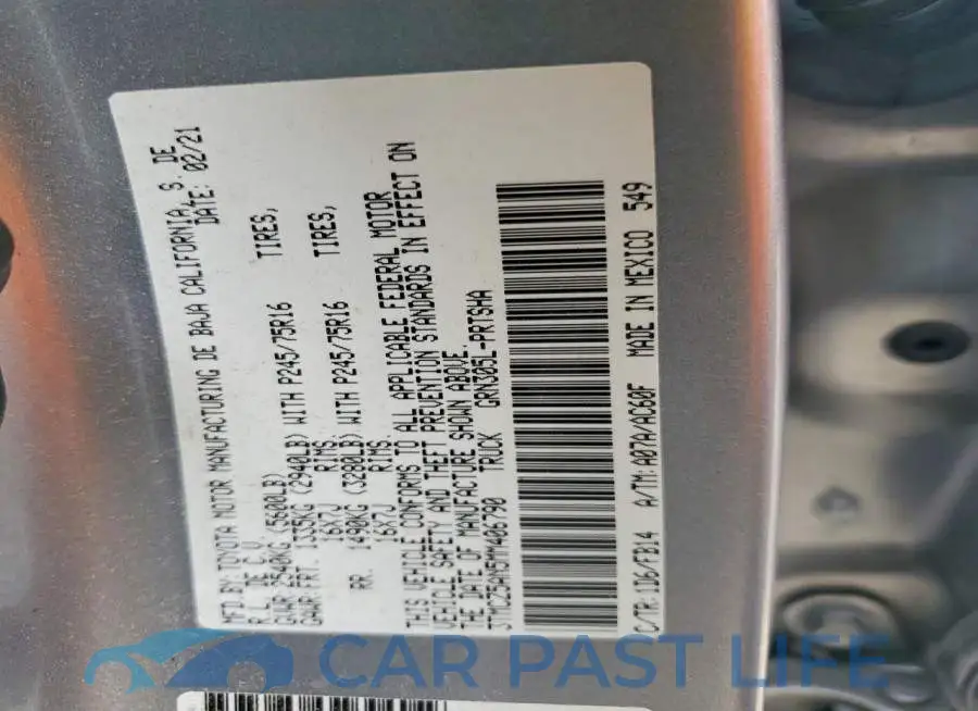 3TMCZ5AN5MM406790# 12