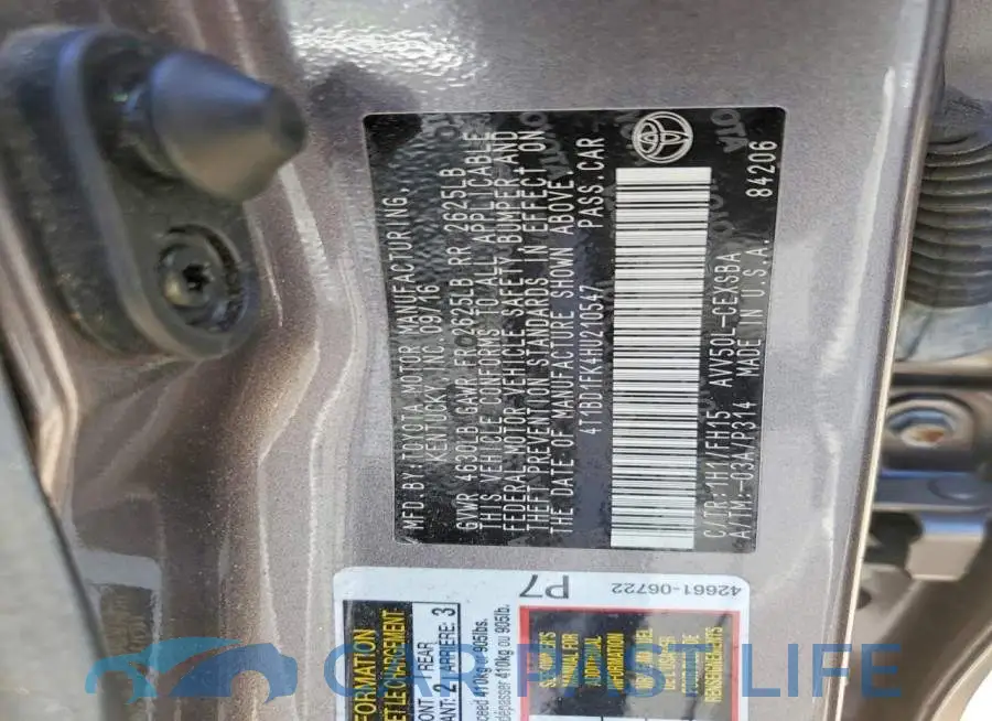 4T1BD1FK4HU210547# 12