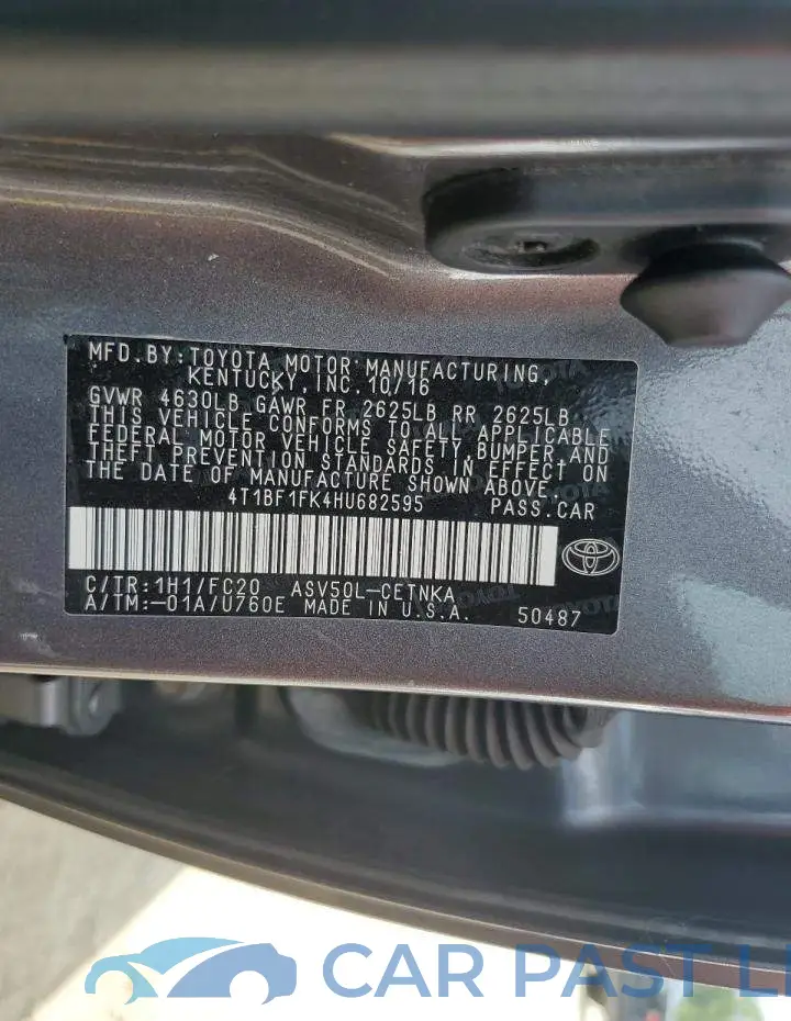 4T1BF1FK4HU682595# 13