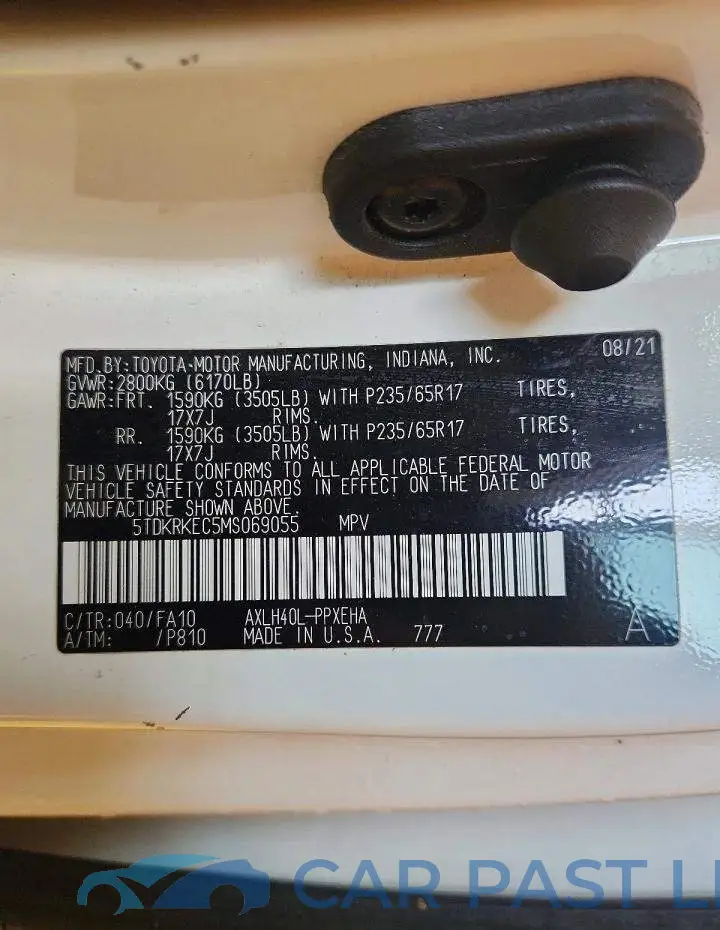 5TDKRKEC5MS069055# 13