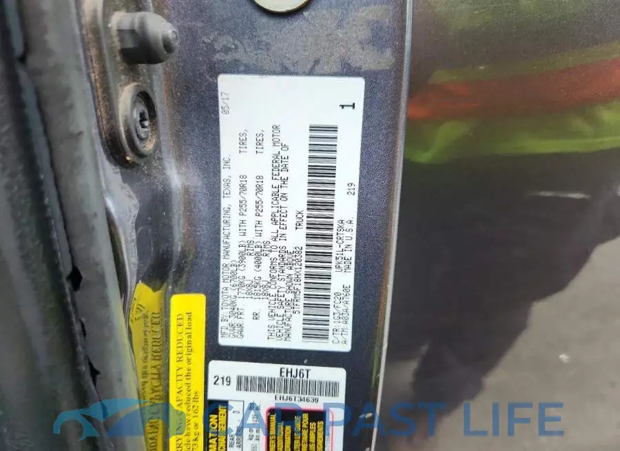5TFRM5F18HX120382# 13
