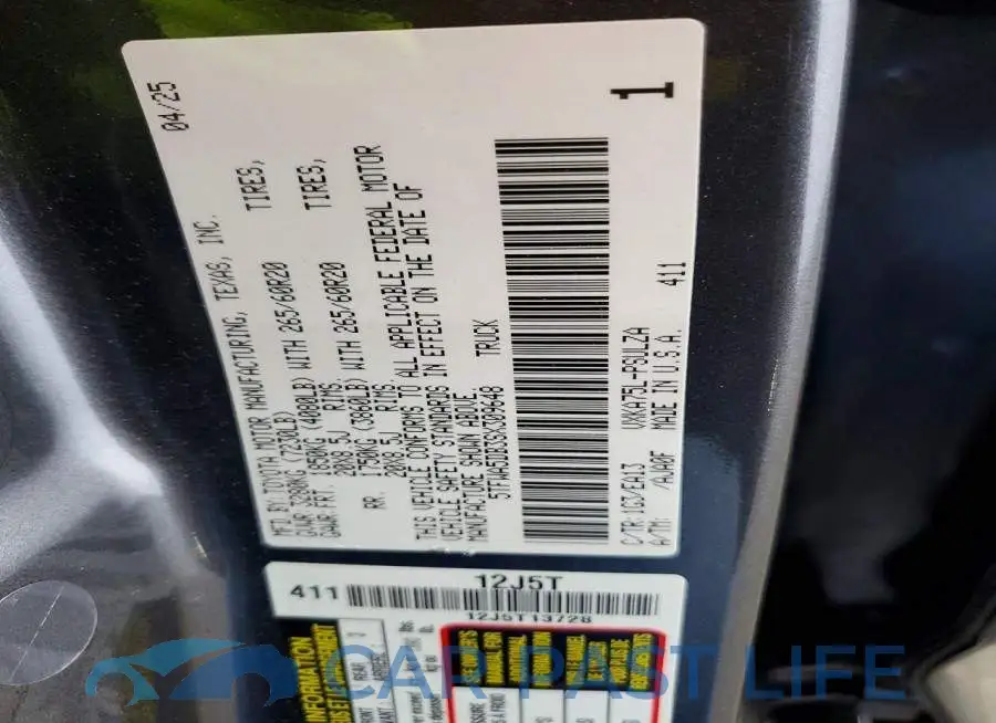 5TFWA5DB3SX309648# 13