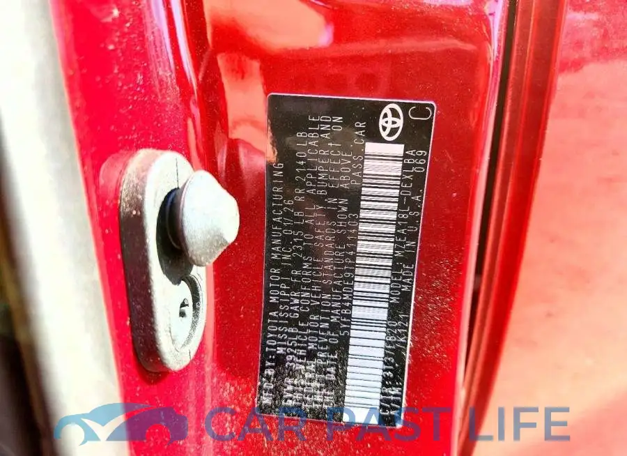 5YFB4MDE9TP411403# 12