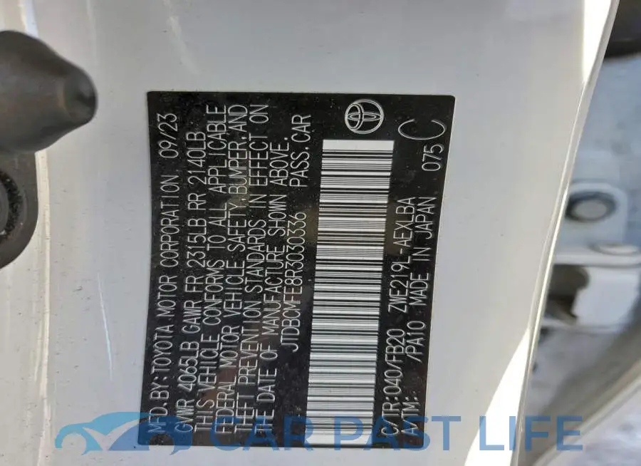 JTDBCMFE8R3030336# 13