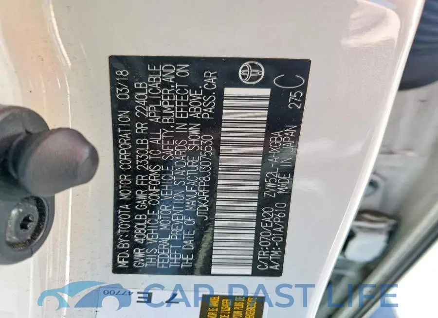 JTDKARFP8J3075530# 12