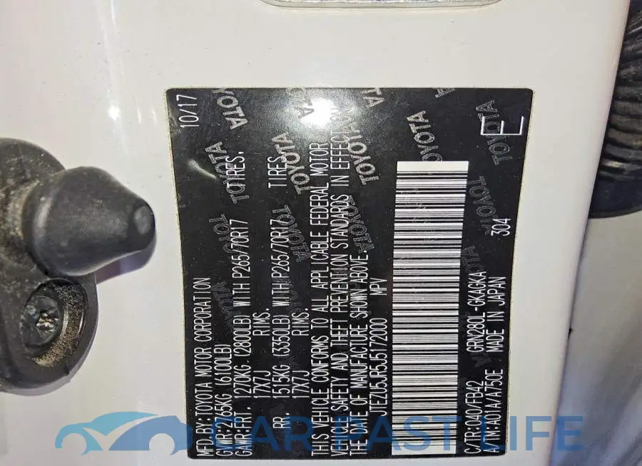 JTEZU5JR5J5172000# 13