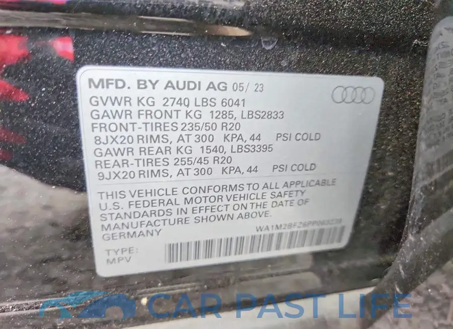 WA1M2BFZ6PP063239# 13