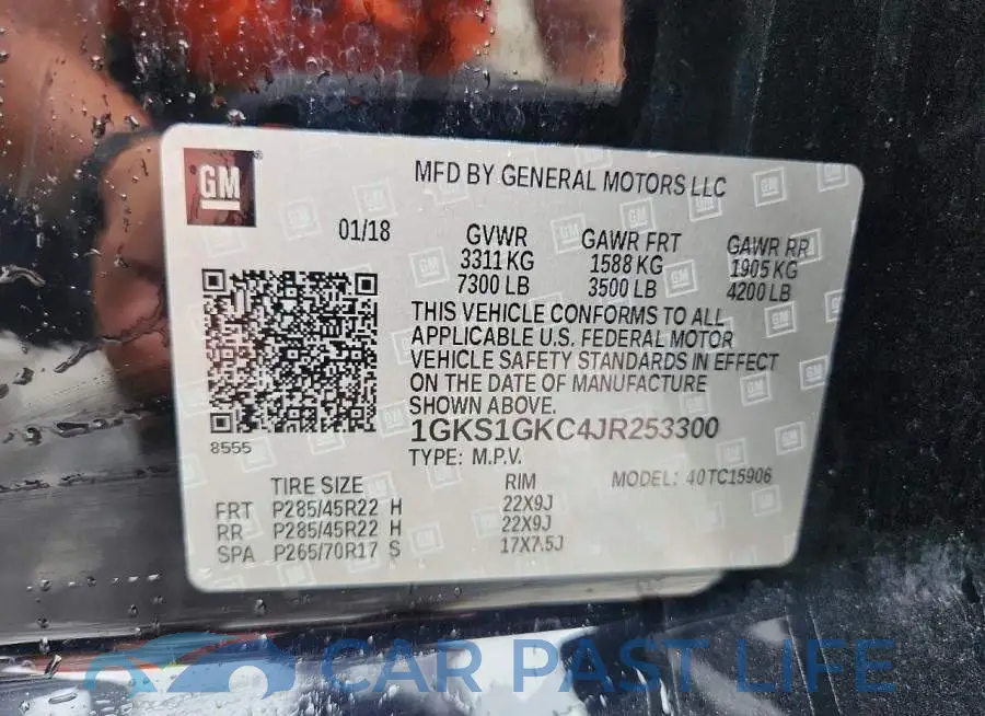 1GKS1GKC4JR253300# 13