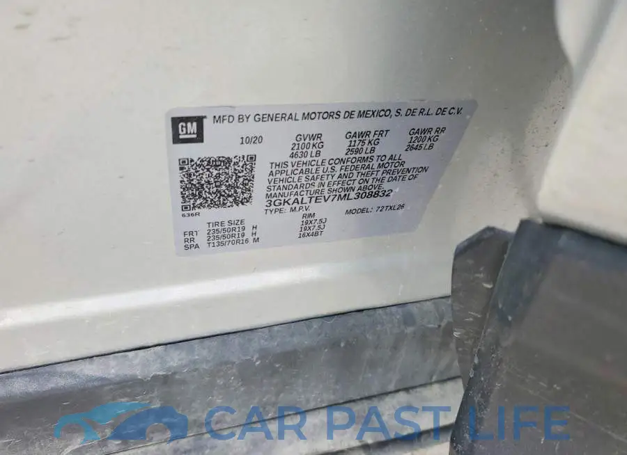 3GKALTEV7ML308832# 13