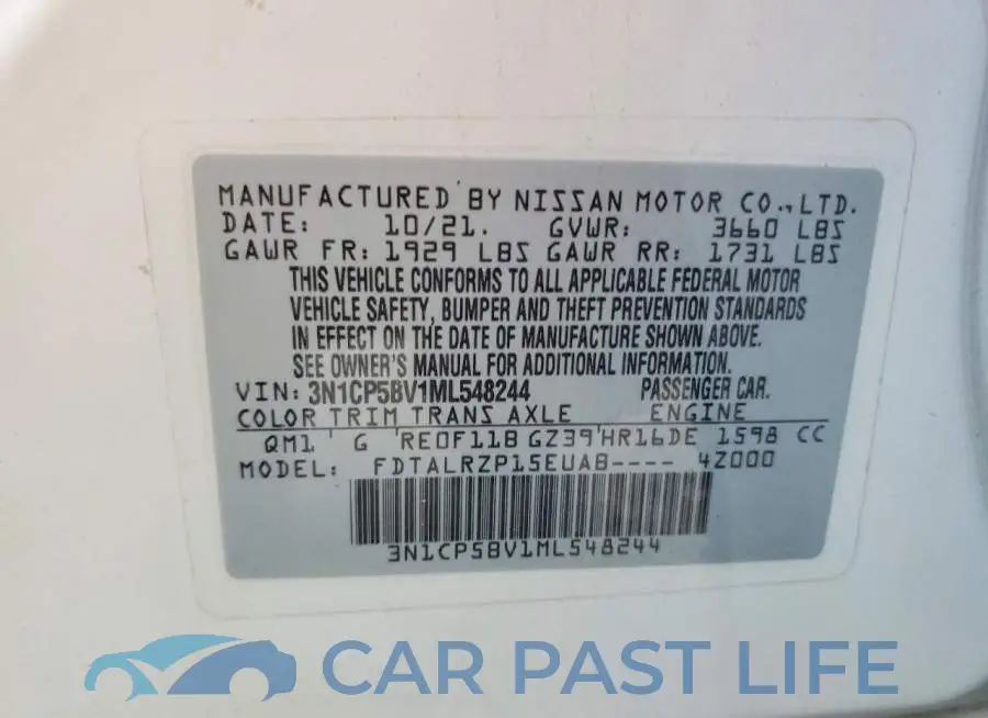 3N1CP5BV1ML548244# 13