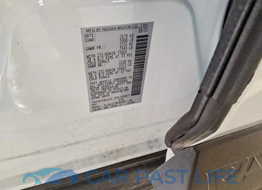5N1DR3BAXSC302097# 13