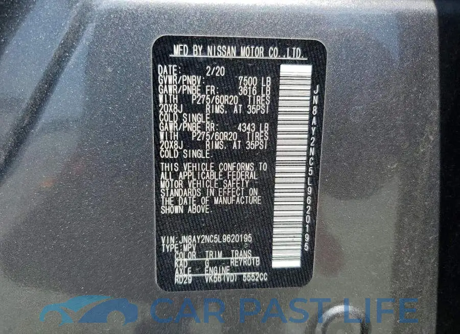 JN8AY2NC5L9620195# 13