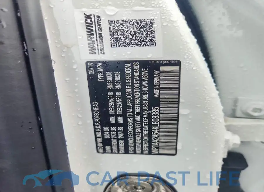 WP1AA2A54KLB08385# 13