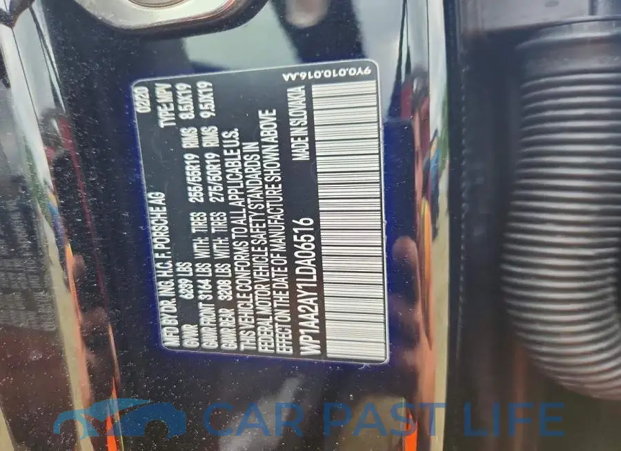 WP1AA2AY1LDA06516# 12