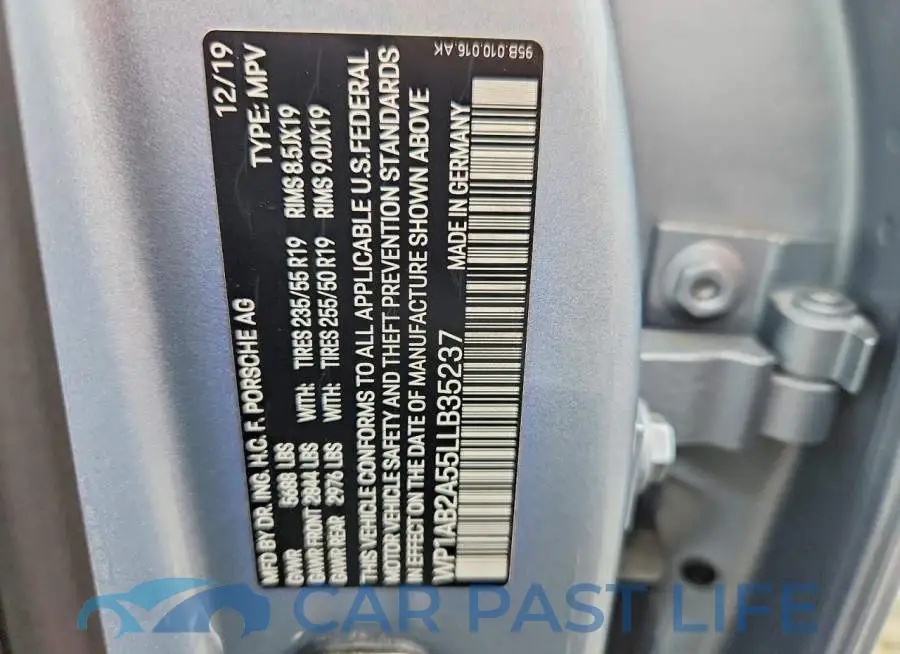 WP1AB2A55LLB35237# 13