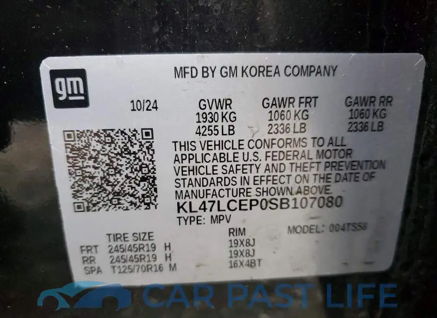 KL47LCEP0SB107080# 12