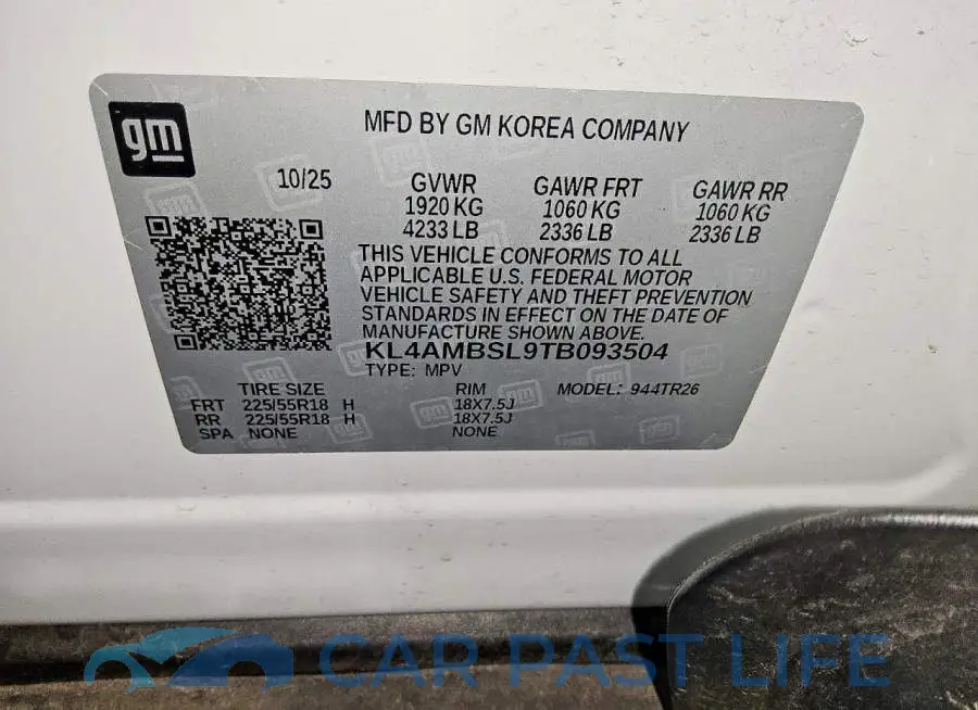 KL4AMBSL9TB093504# 14