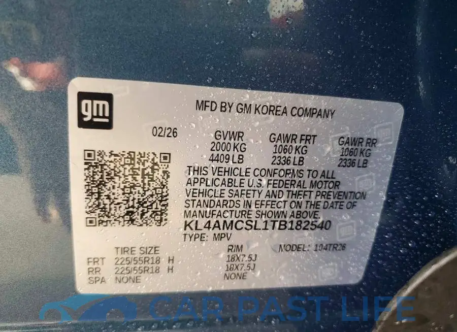 KL4AMCSL1TB182540# 14