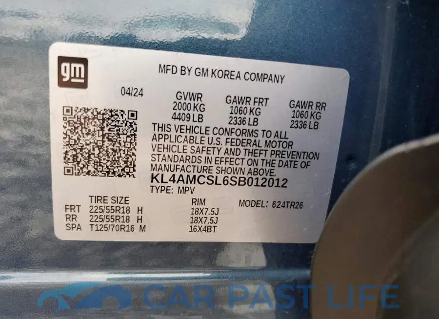 KL4AMCSL6SB012012# 13