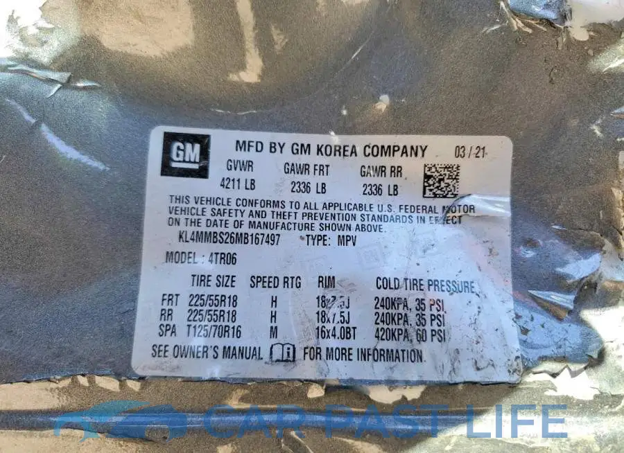 KL4MMBS26MB167497# 12