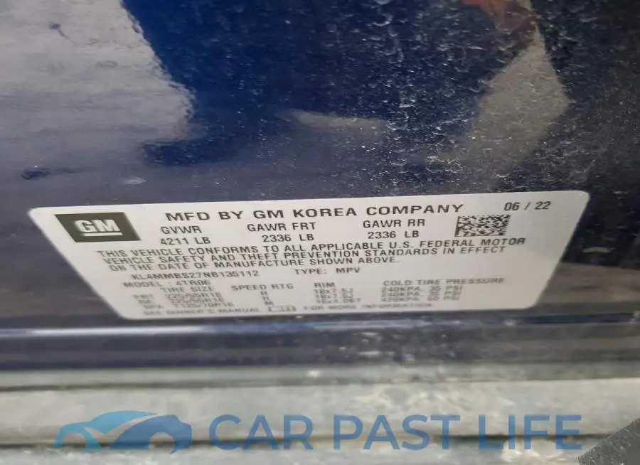 KL4MMBS27NB135112# 13
