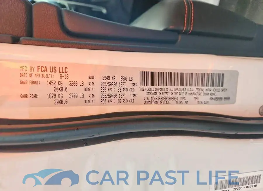 1C4RJFBG3HC608834# 13