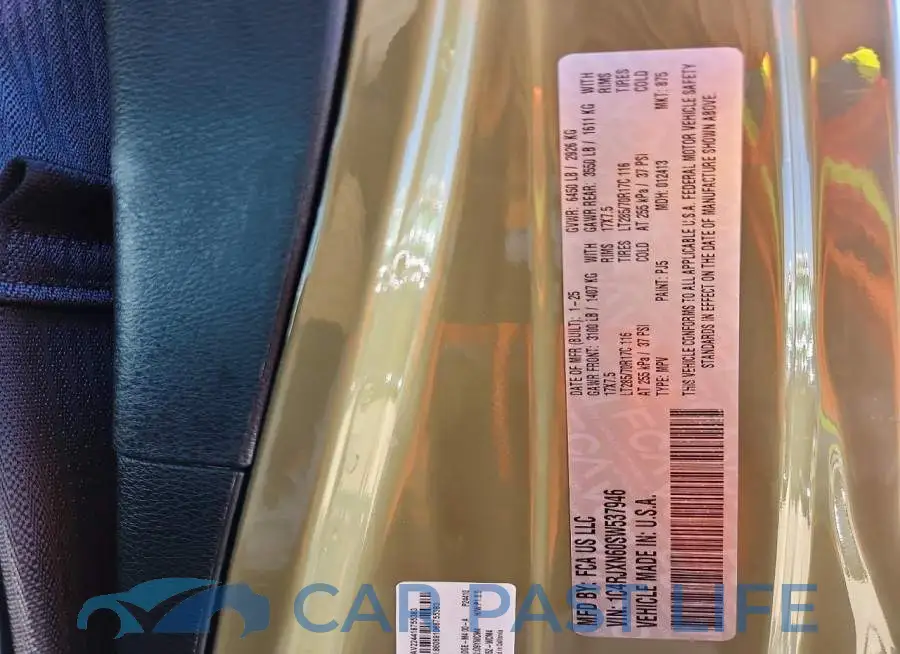1C4RJXN60SW537946# 13