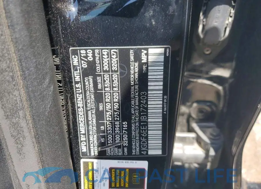 4JGDF6EE1JB172403# 13