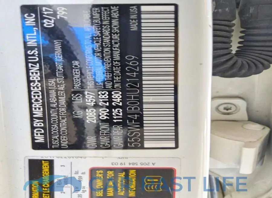 55SWF4JB0HU214269# 12