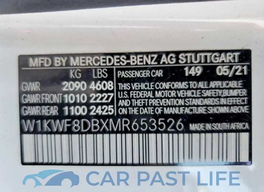 W1KWF8DBXMR653526# 12
