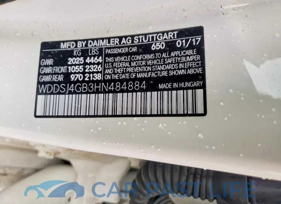 WDDSJ4GB3HN484884# 12