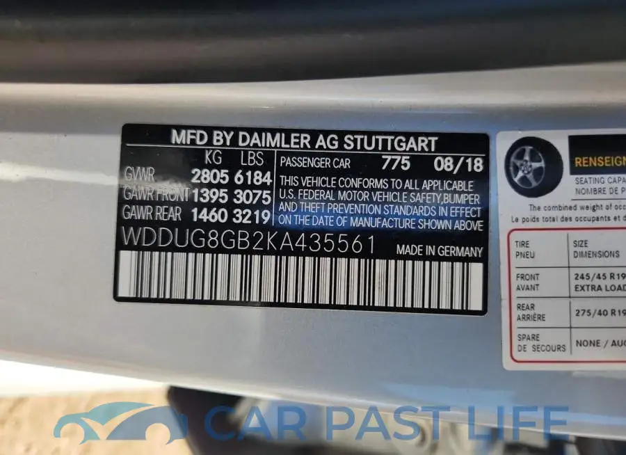 WDDUG8GB2KA435561# 12