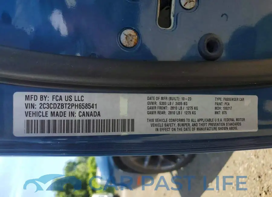 2C3CDZBT2PH658541# 13
